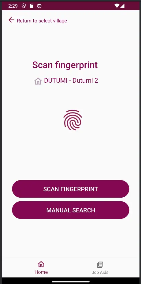 Biometric Integration for identification