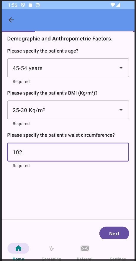 NCD Screening Workflow